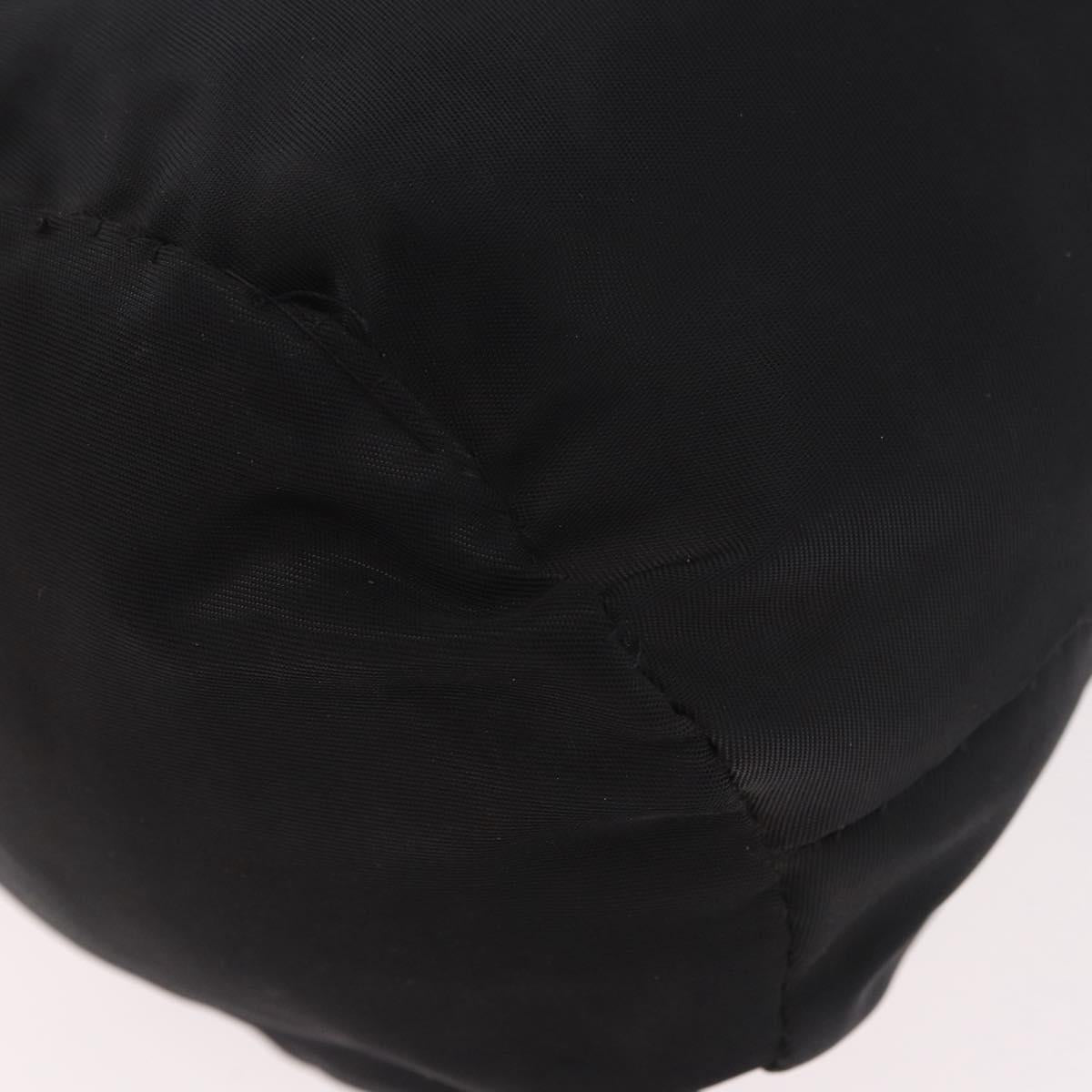PRADA Purse Pouch Nylon Black Auth 184311