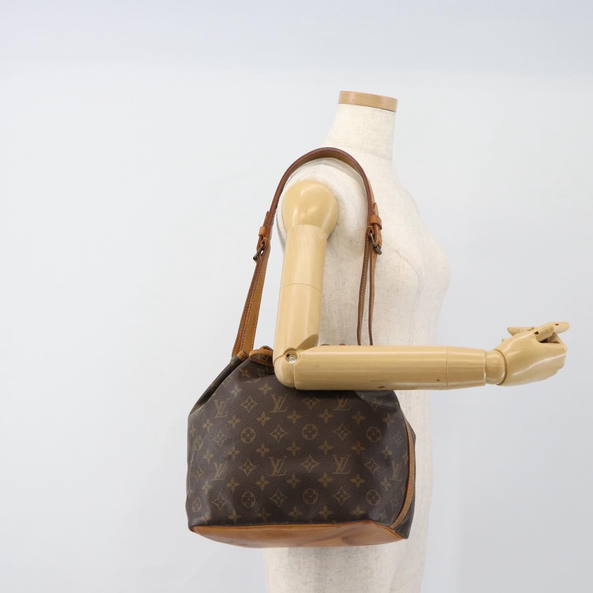LOUIS VUITTON Monogram Petit Noe Shoulder Bag M42226 LV Auth 184320