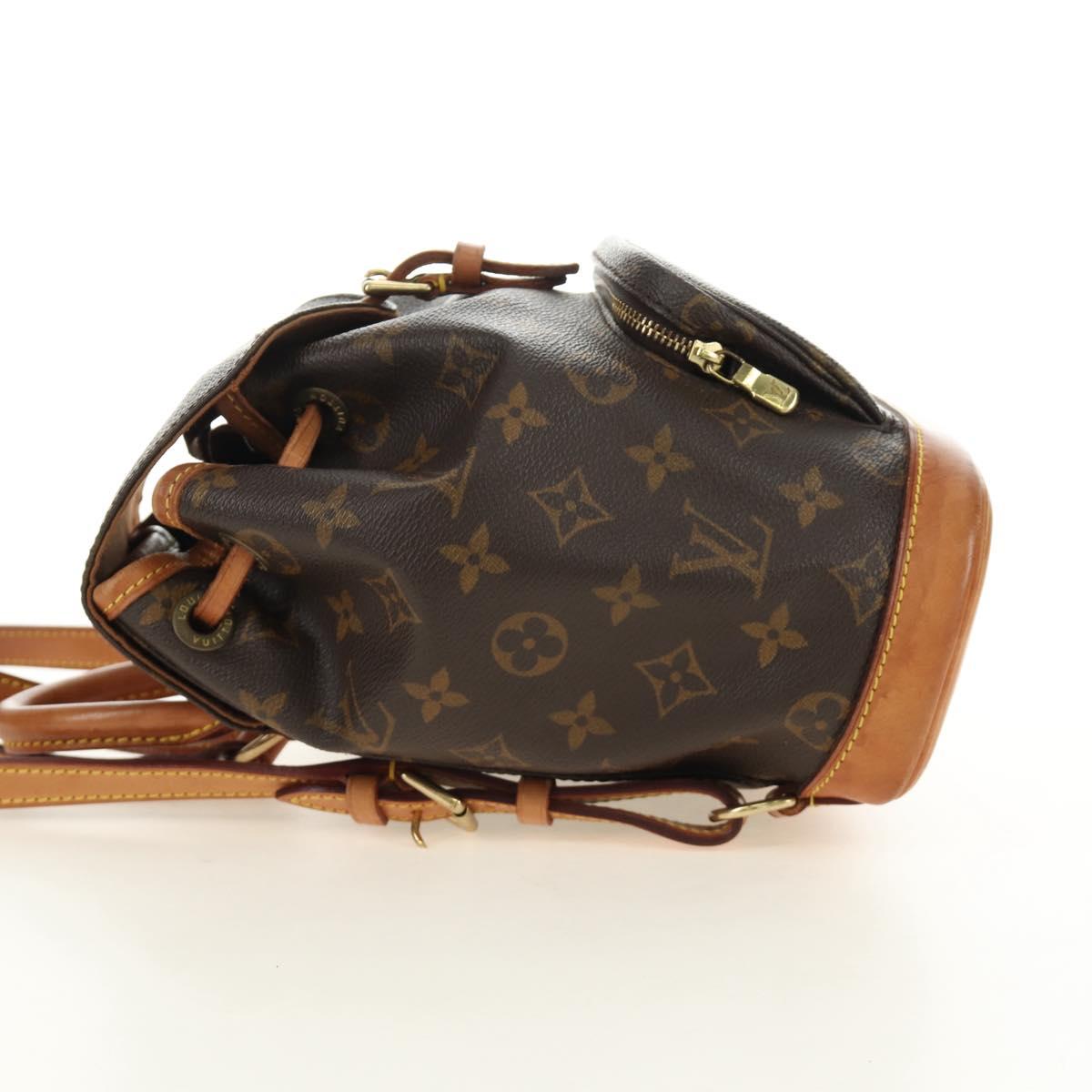 LOUIS VUITTON Monogram Montsouris PM Backpack M51137 LV Auth 184322V