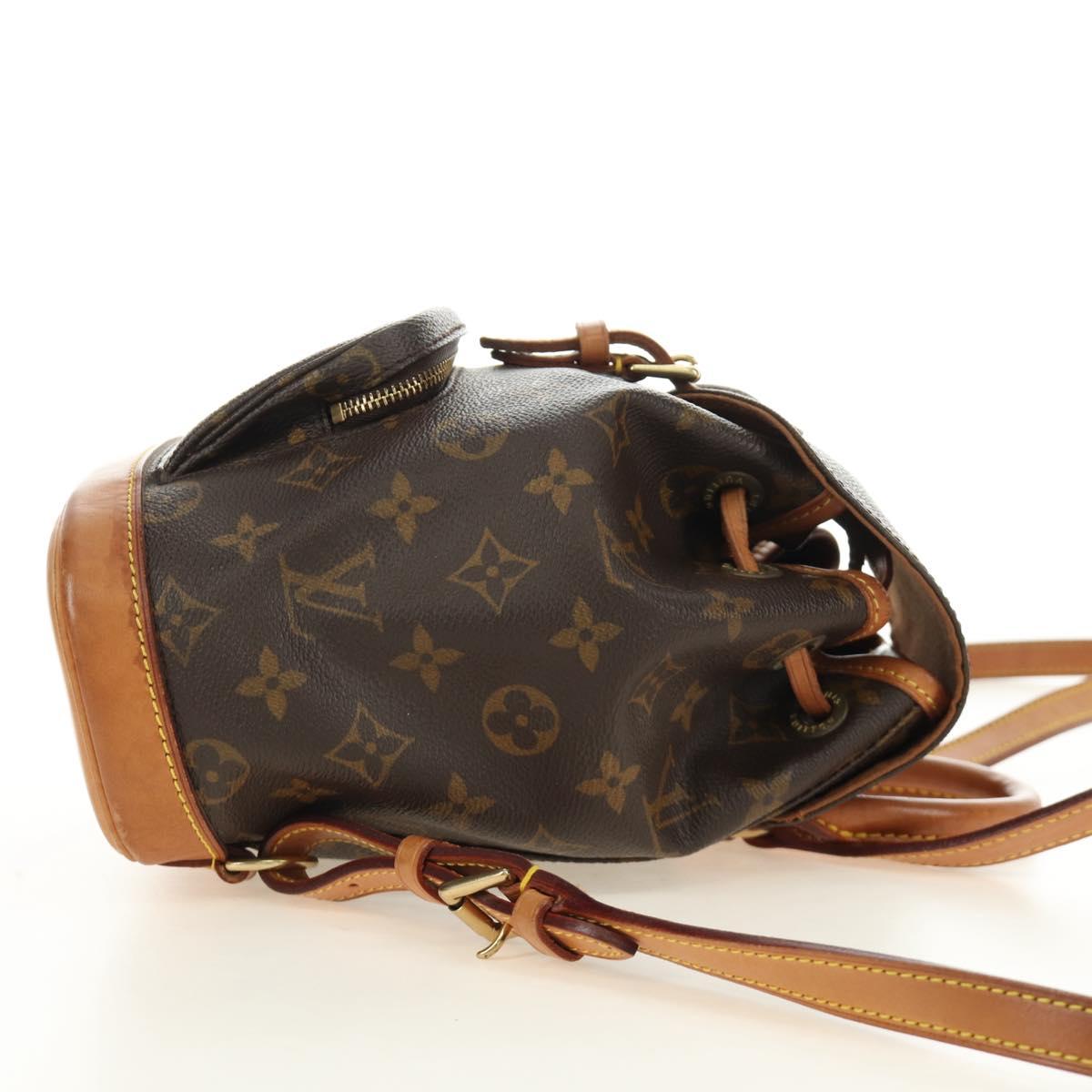 LOUIS VUITTON Monogram Montsouris PM Backpack M51137 LV Auth 184322V