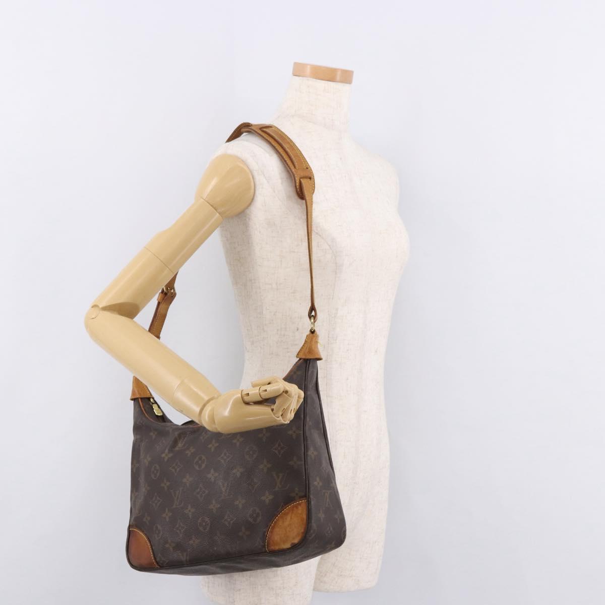 LOUIS VUITTON Monogram Boulogne 30 Shoulder Bag M51265 LV Auth 184323