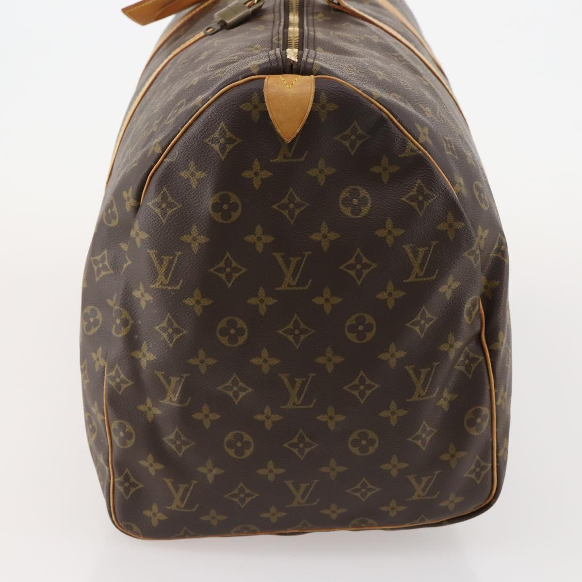 LOUIS VUITTON Monogram Keepall 60 Boston Bag M41422 LV Auth 184326A
