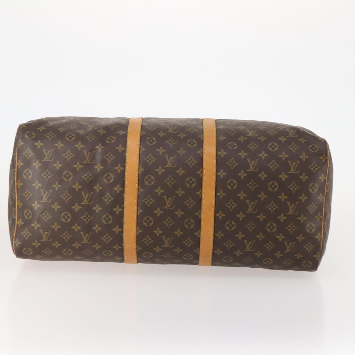 LOUIS VUITTON Monogram Keepall 60 Boston Bag M41422 LV Auth 184326A