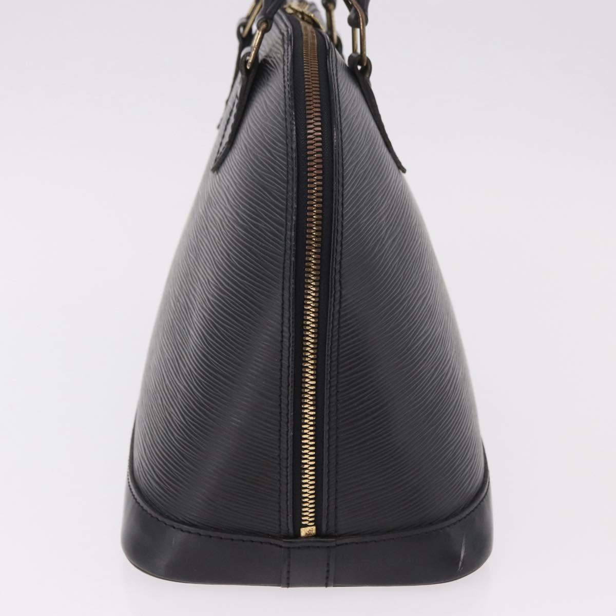 LOUIS VUITTON Epi Alma Hand Bag Noir Black M52142 LV Auth 184331A
