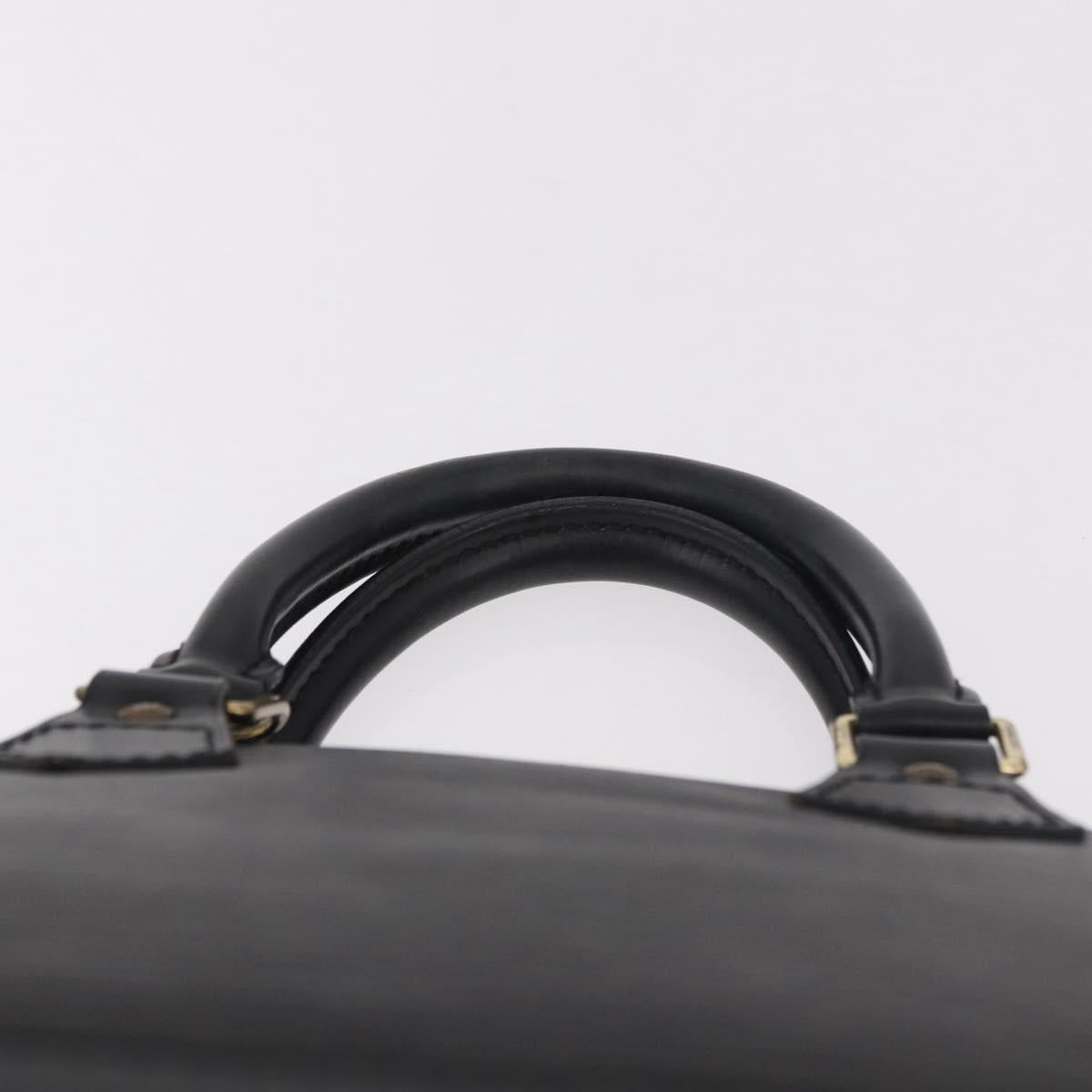 LOUIS VUITTON Epi Alma Hand Bag Noir Black M52142 LV Auth 184331A