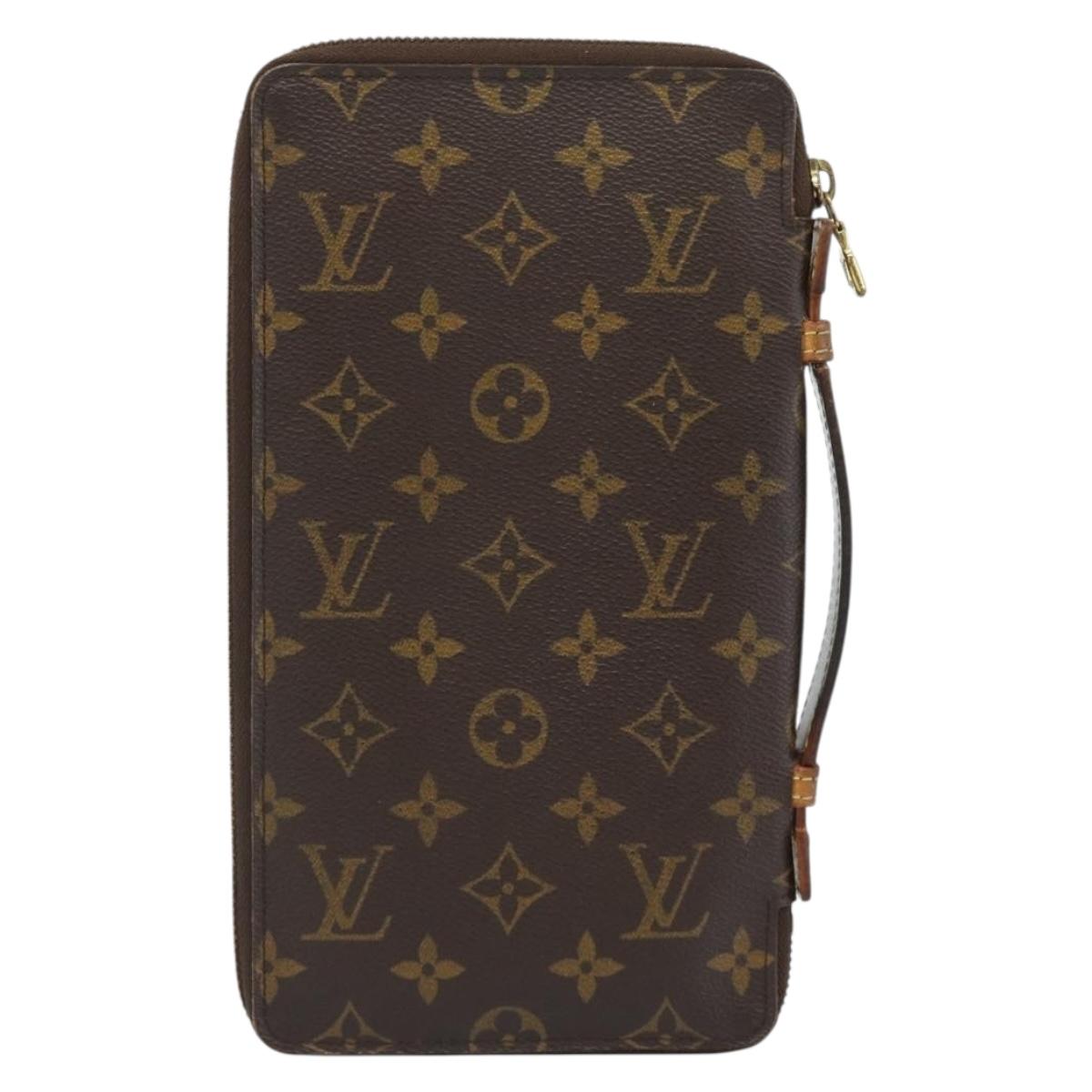 LOUIS VUITTON Monogram Organizer De Voyage Travel Case M60119 LV Auth 184336