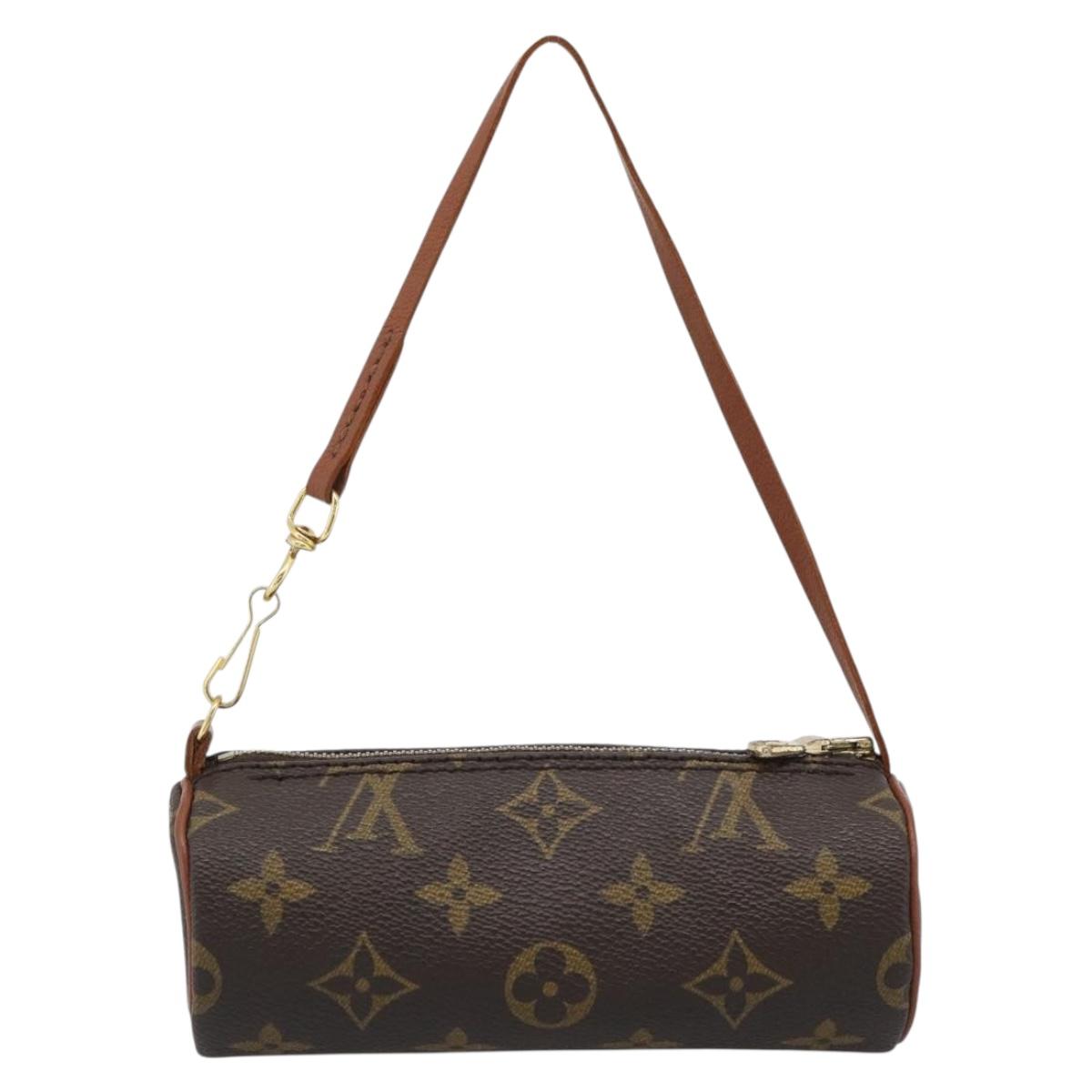 LOUIS VUITTON Monogram Papillon Pouch LV Auth 184339