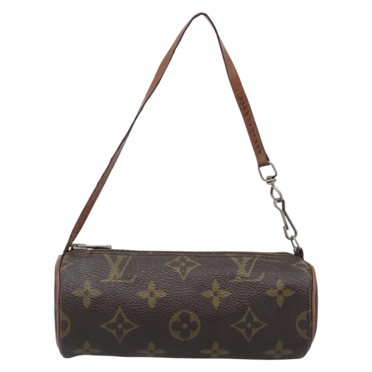 LOUIS VUITTON Monogram Papillon Pouch LV Auth 184340