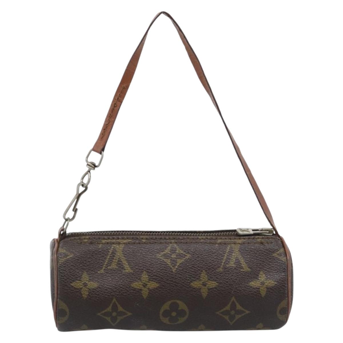 LOUIS VUITTON Monogram Papillon Pouch LV Auth 184340