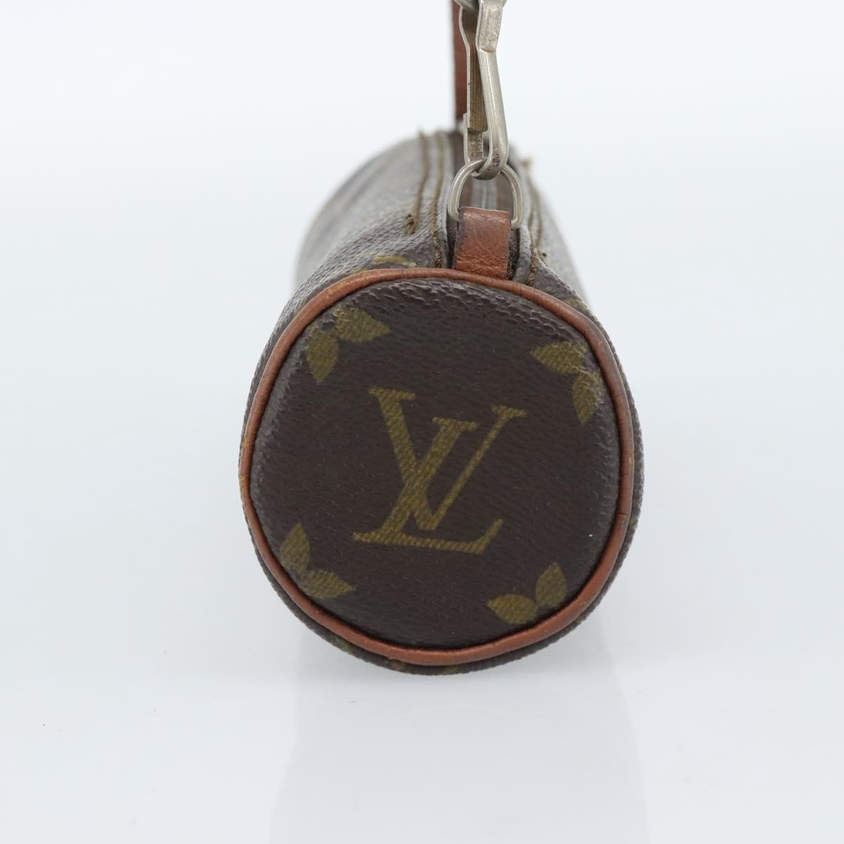 LOUIS VUITTON Monogram Papillon Pouch LV Auth 184340