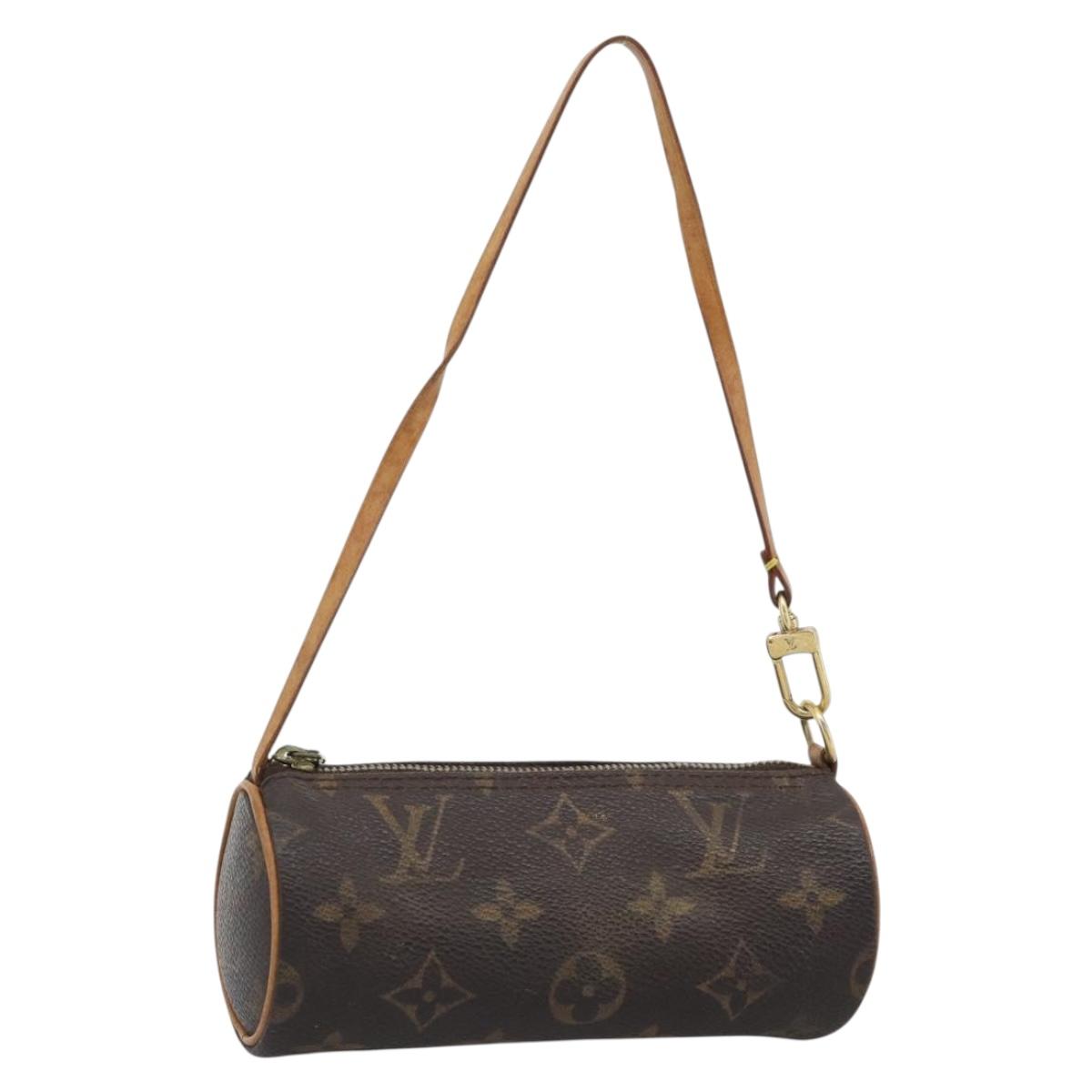 LOUIS VUITTON Monogram Papillon Pouch LV Auth 184342
