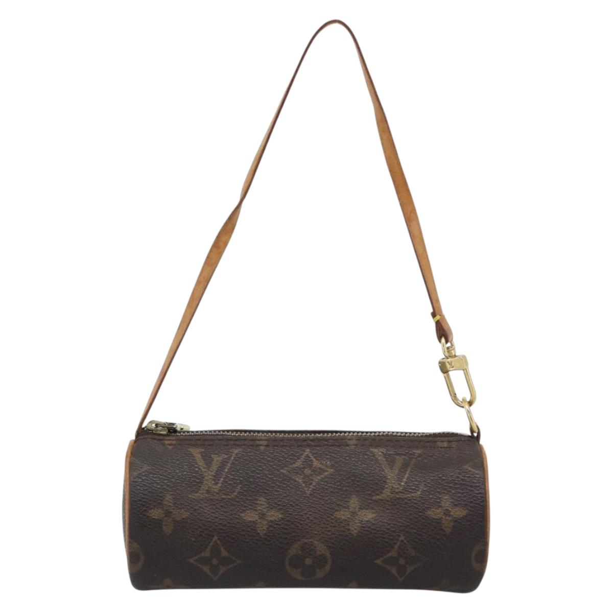 LOUIS VUITTON Monogram Papillon Pouch LV Auth 184342