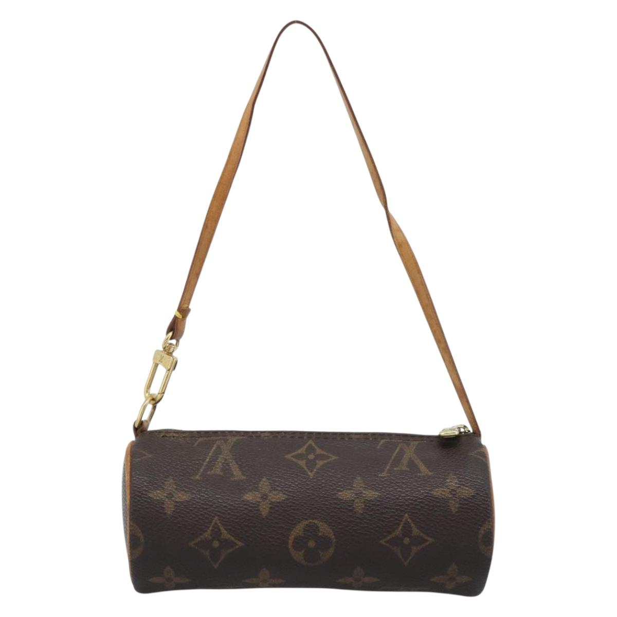 LOUIS VUITTON Monogram Papillon Pouch LV Auth 184342