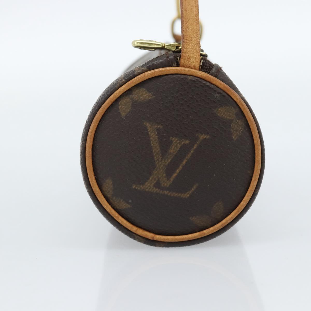 LOUIS VUITTON Monogram Papillon Pouch LV Auth 184342
