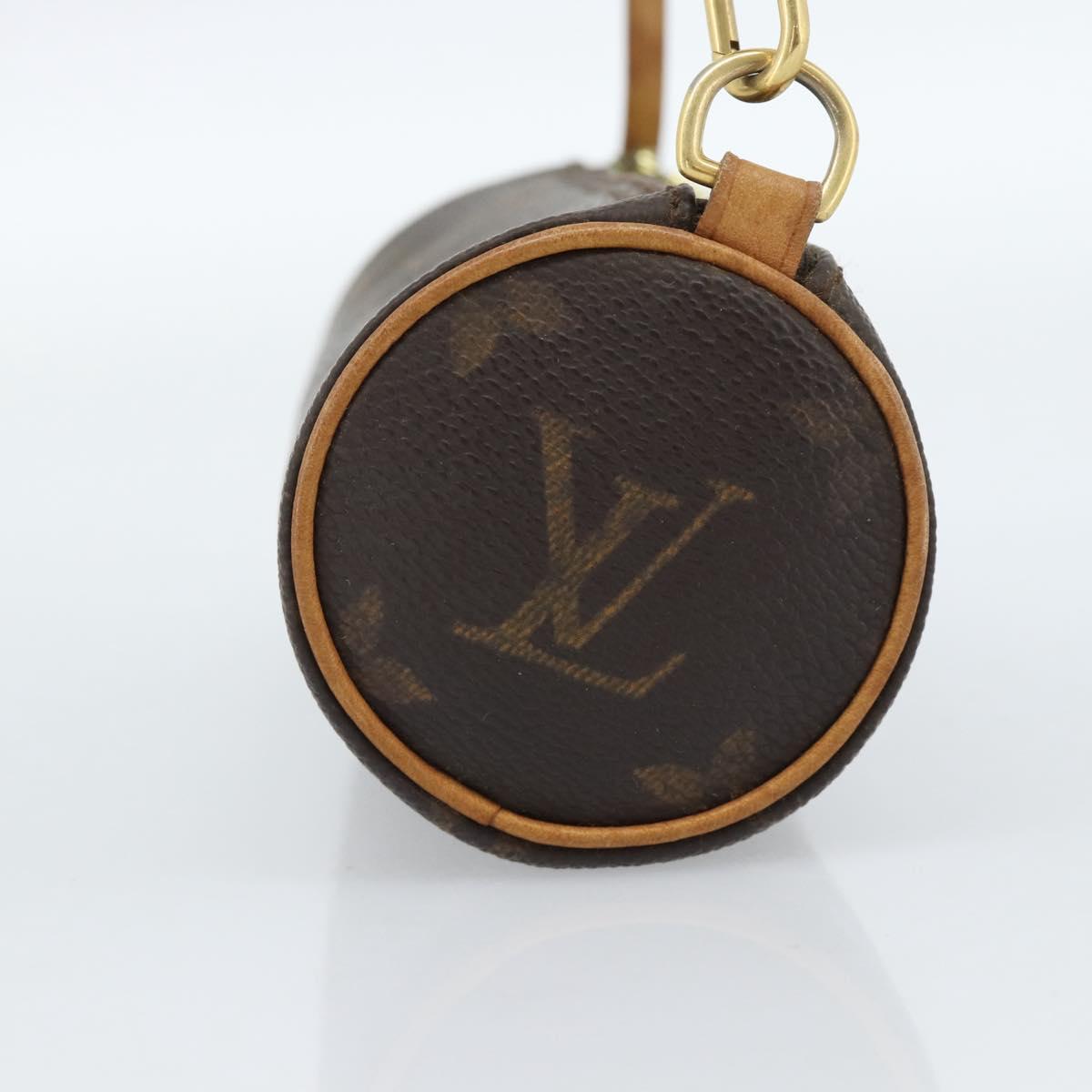 LOUIS VUITTON Monogram Papillon Pouch LV Auth 184342