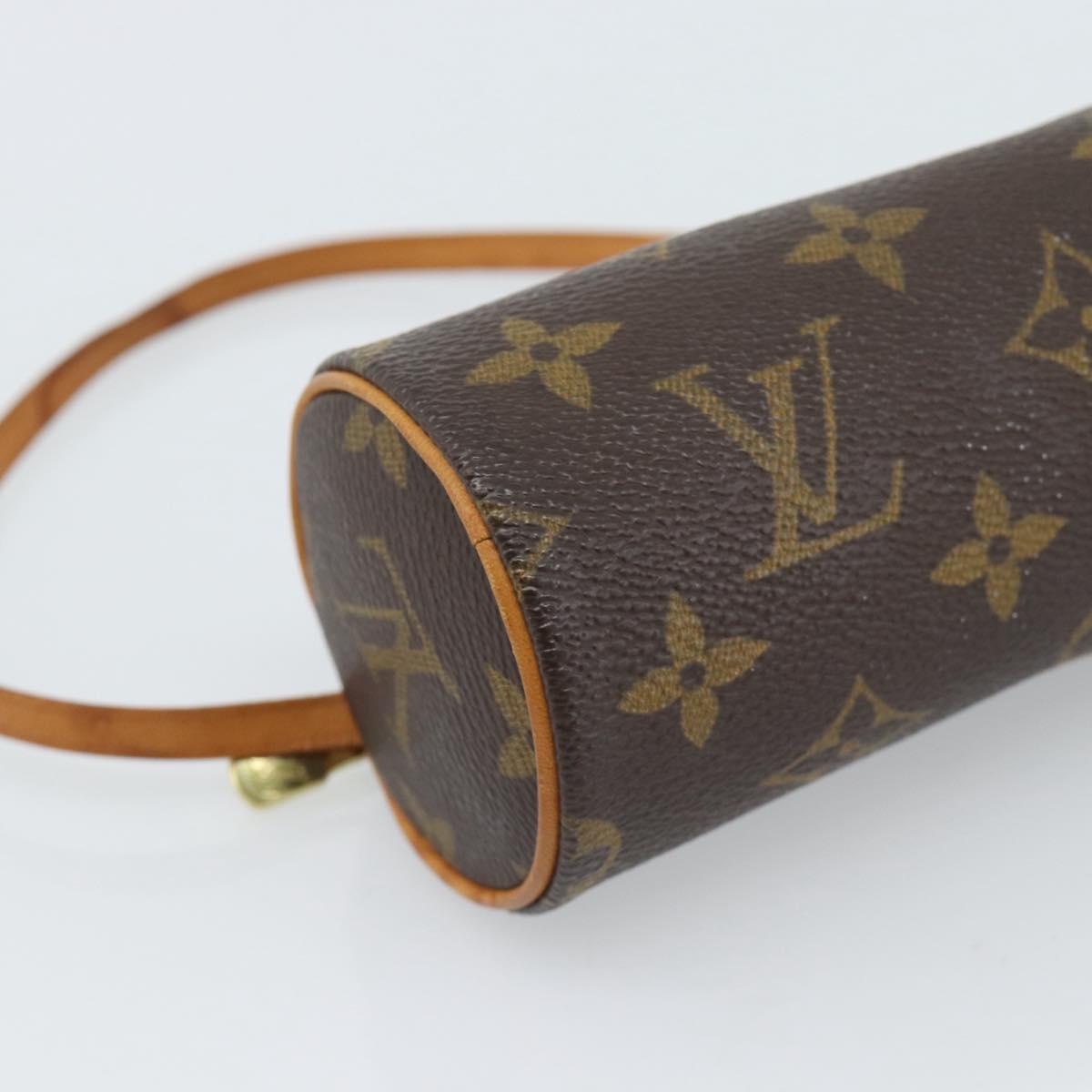 LOUIS VUITTON Monogram Papillon Pouch LV Auth 184343