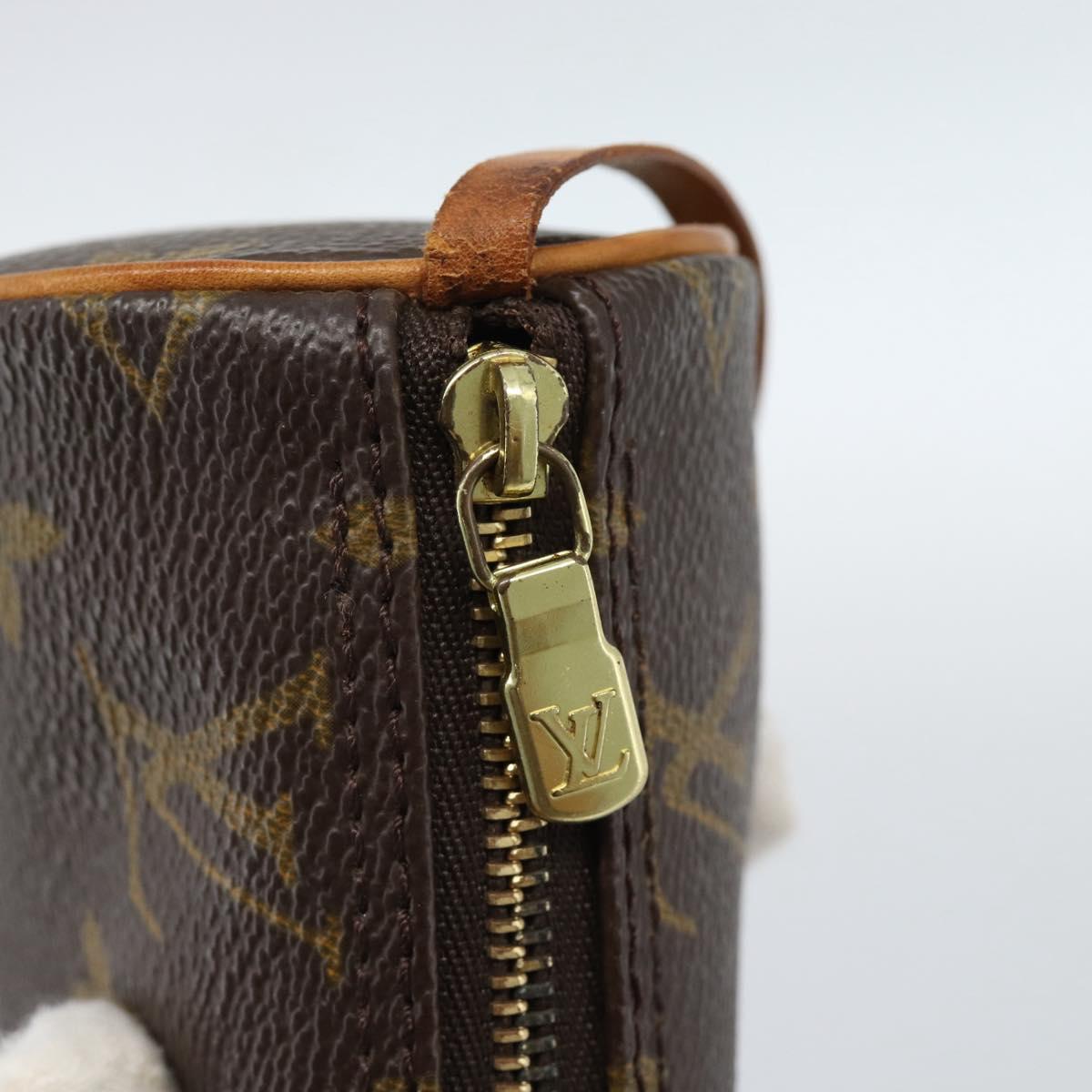 LOUIS VUITTON Monogram Papillon Pouch LV Auth 184343