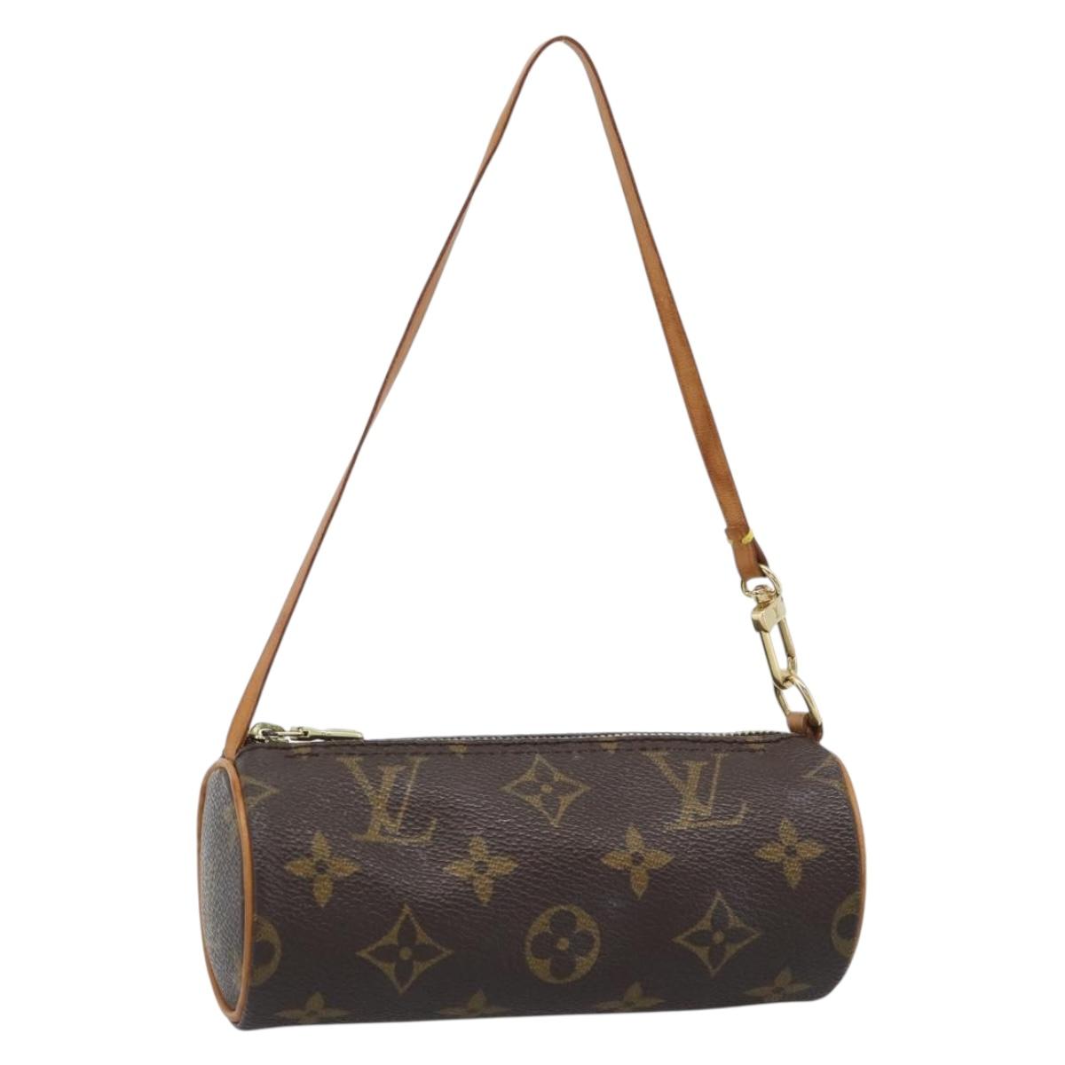 LOUIS VUITTON Monogram Papillon Pouch LV Auth 184343