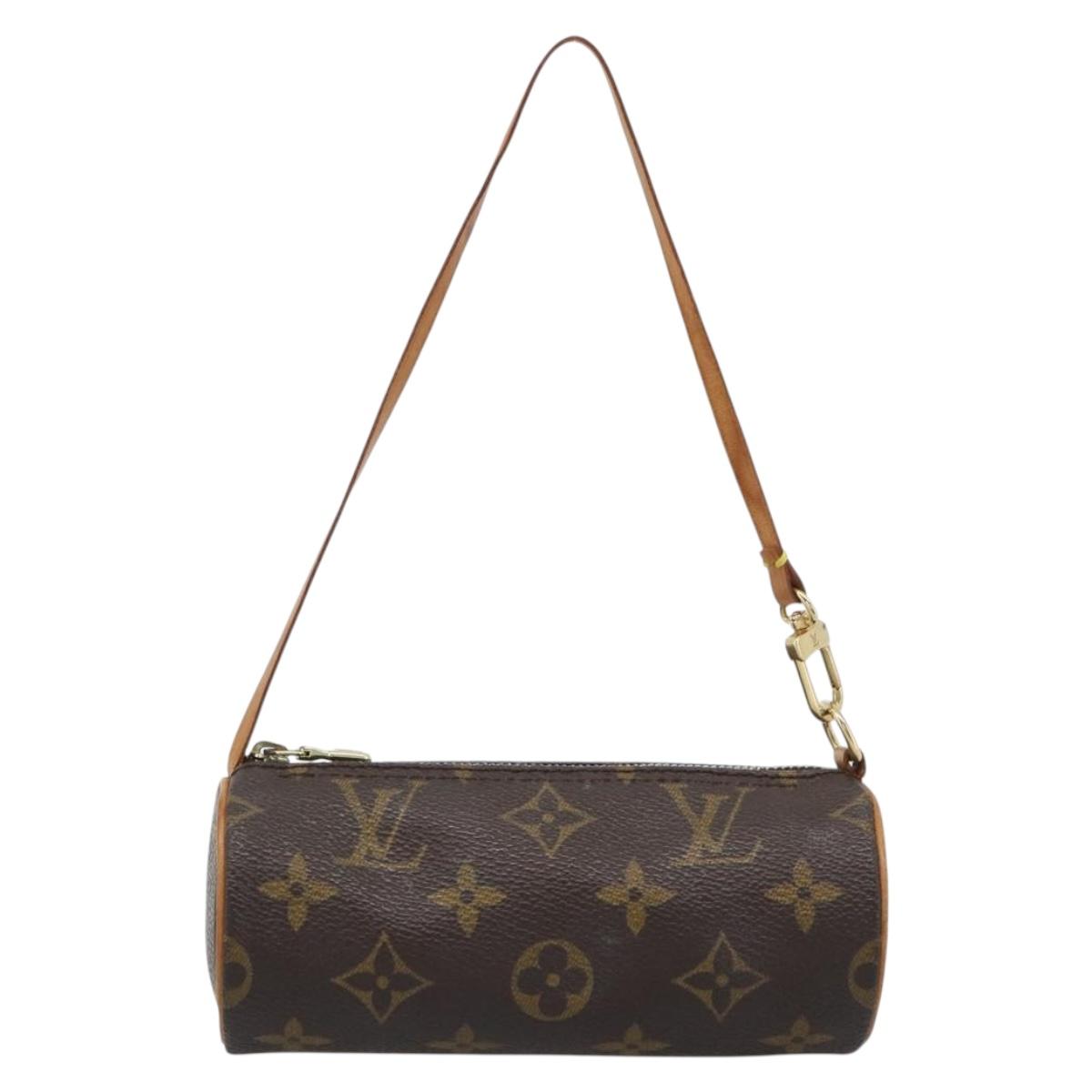 LOUIS VUITTON Monogram Papillon Pouch LV Auth 184343