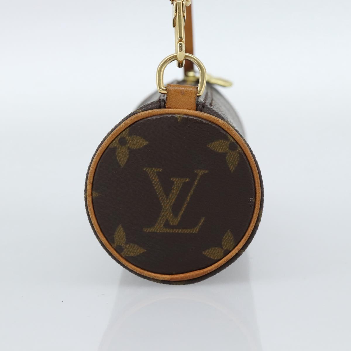 LOUIS VUITTON Monogram Papillon Pouch LV Auth 184343