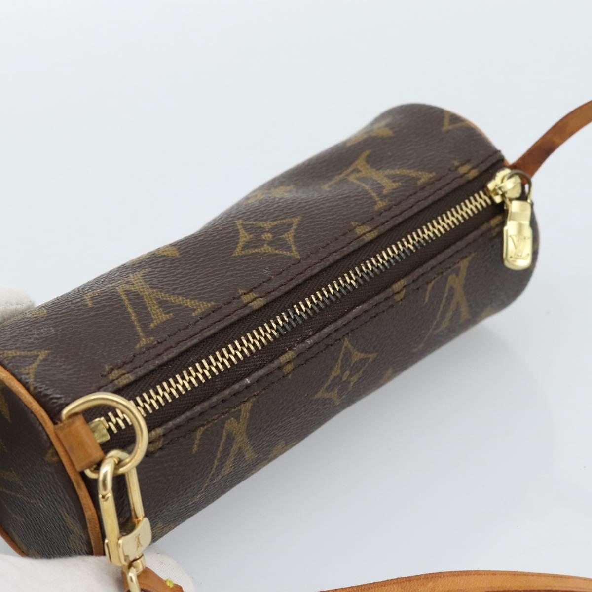 LOUIS VUITTON Monogram Papillon Pouch LV Auth 184343