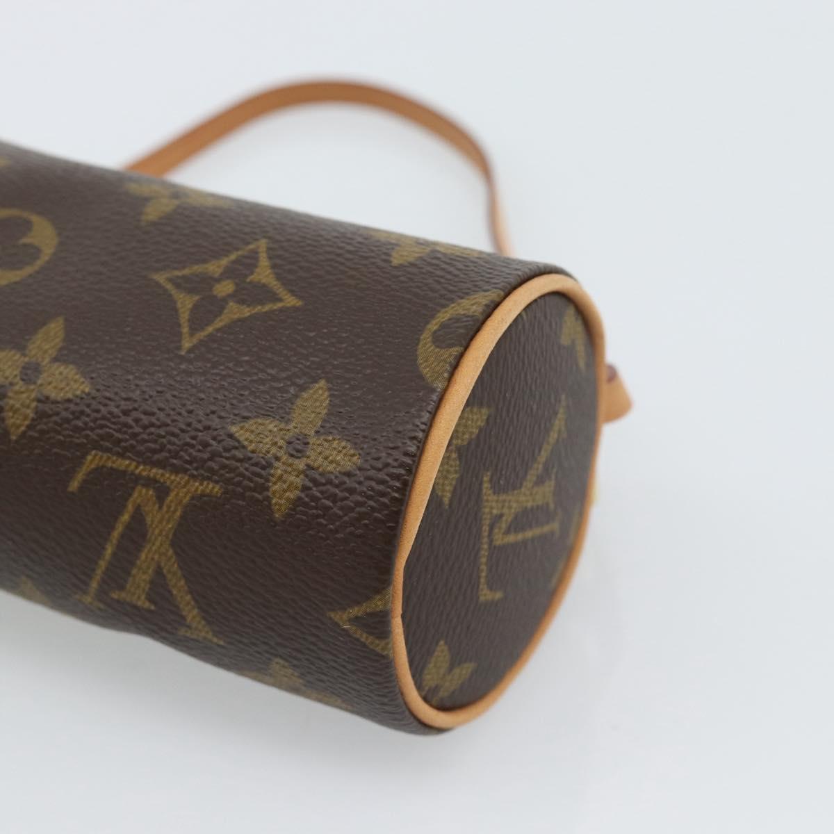 LOUIS VUITTON Monogram Papillon Pouch LV Auth 184345V