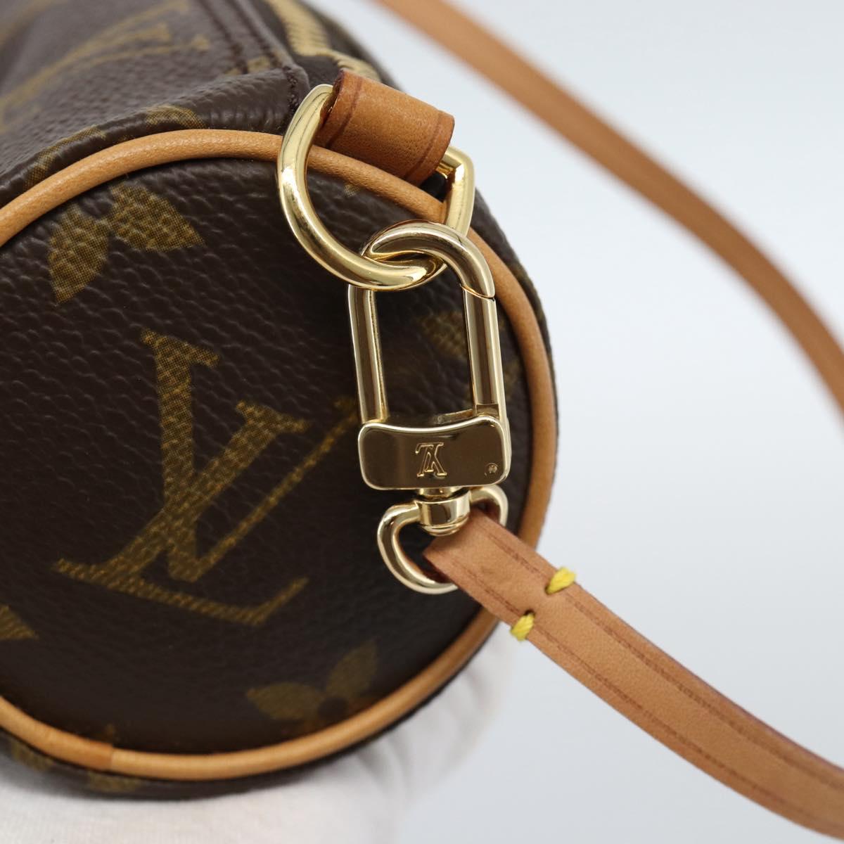 LOUIS VUITTON Monogram Papillon Pouch LV Auth 184345V