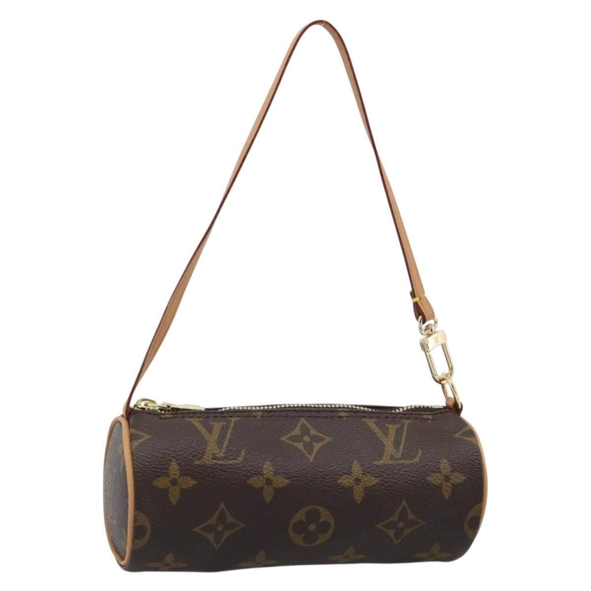 LOUIS VUITTON Monogram Papillon Pouch LV Auth 184345V