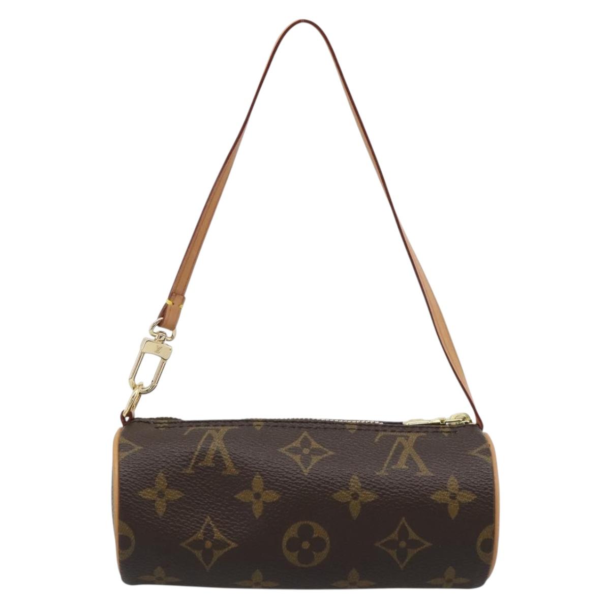LOUIS VUITTON Monogram Papillon Pouch LV Auth 184345V