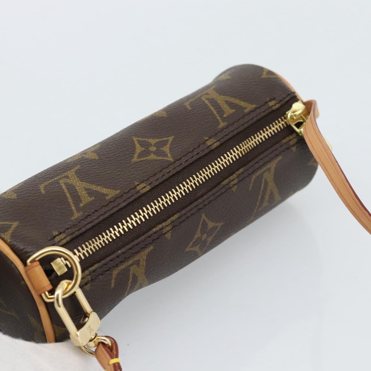 LOUIS VUITTON Monogram Papillon Pouch LV Auth 184345V