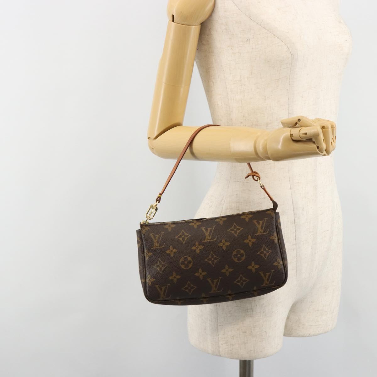 LOUIS VUITTON Monogram Pochette Accessoires Accessory Pouch M51980 Auth 184349A