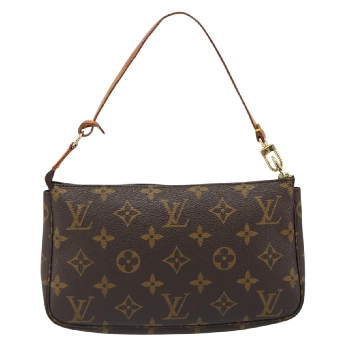 LOUIS VUITTON Monogram Pochette Accessoires Accessory Pouch M51980 Auth 184349A