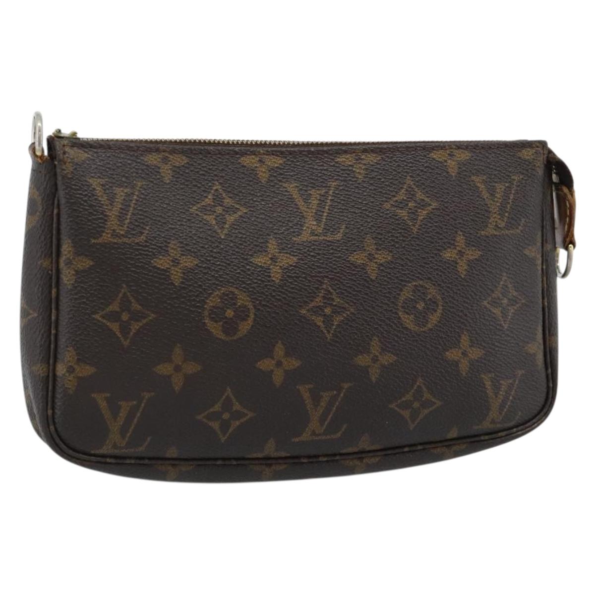 LOUIS VUITTON Monogram Pochette Accessoires Pouch M51980 LV Auth 184350