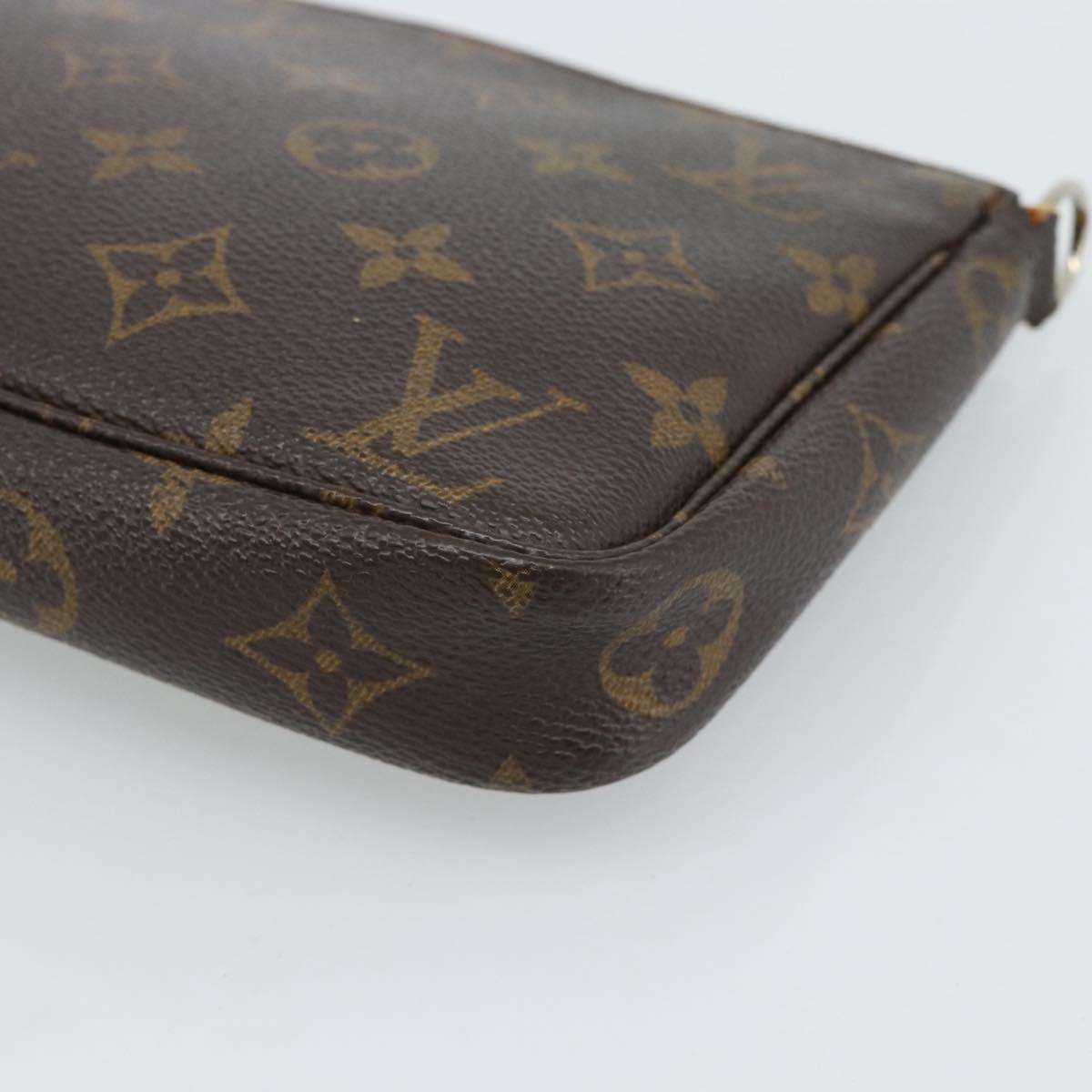 LOUIS VUITTON Monogram Pochette Accessoires Pouch M51980 LV Auth 184350