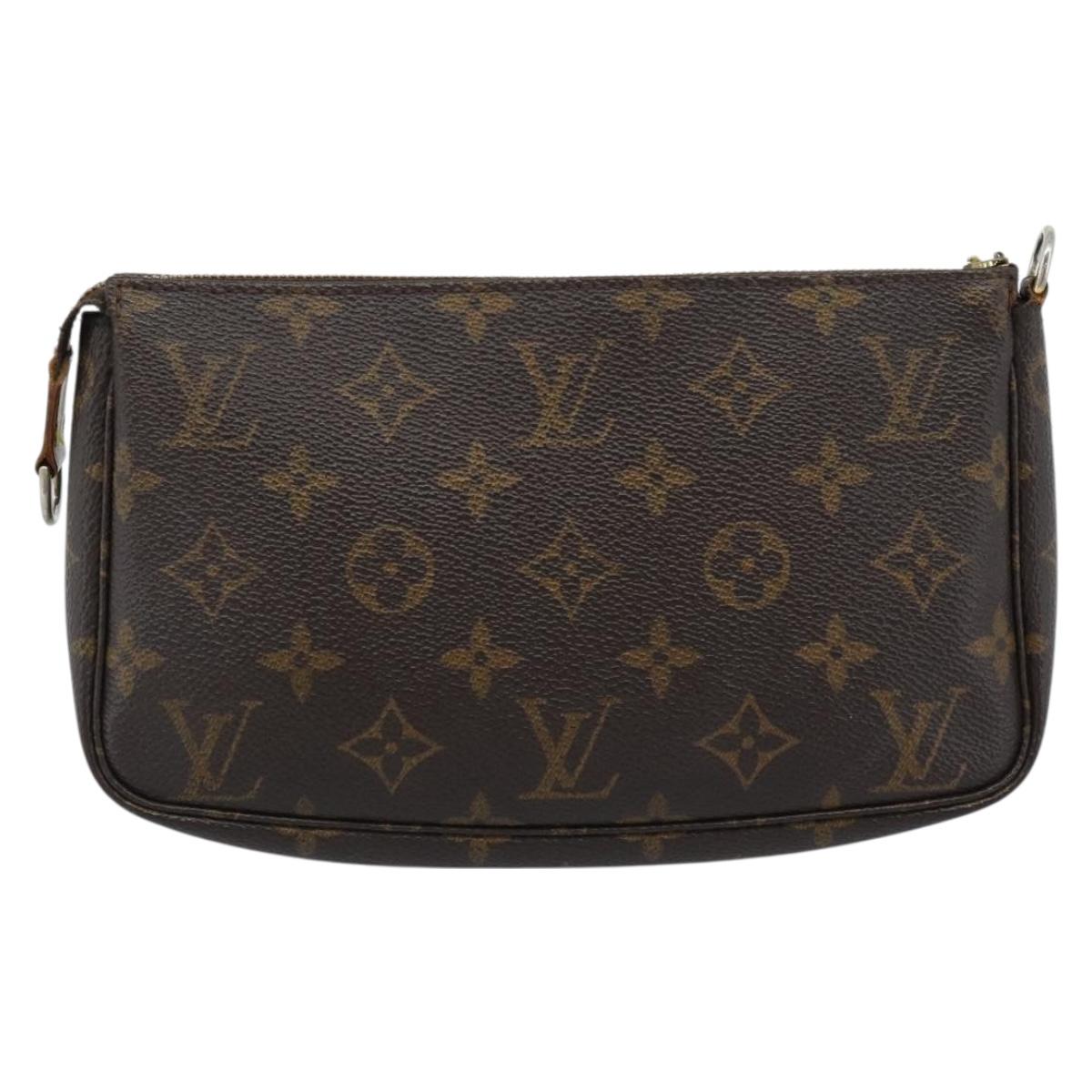 LOUIS VUITTON Monogram Pochette Accessoires Pouch M51980 LV Auth 184350