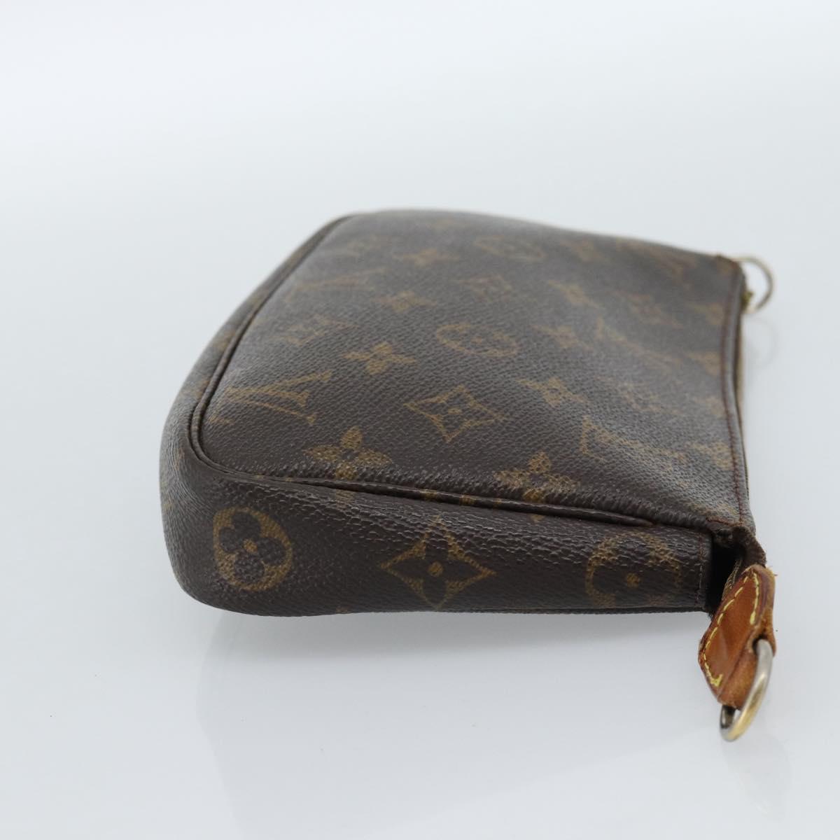 LOUIS VUITTON Monogram Pochette Accessoires Pouch M51980 LV Auth 184350