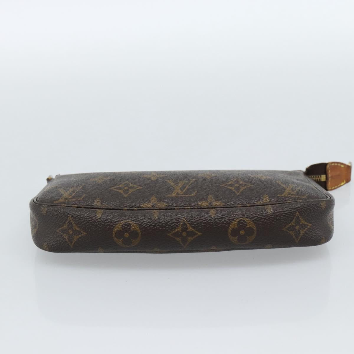 LOUIS VUITTON Monogram Pochette Accessoires Pouch M51980 LV Auth 184350