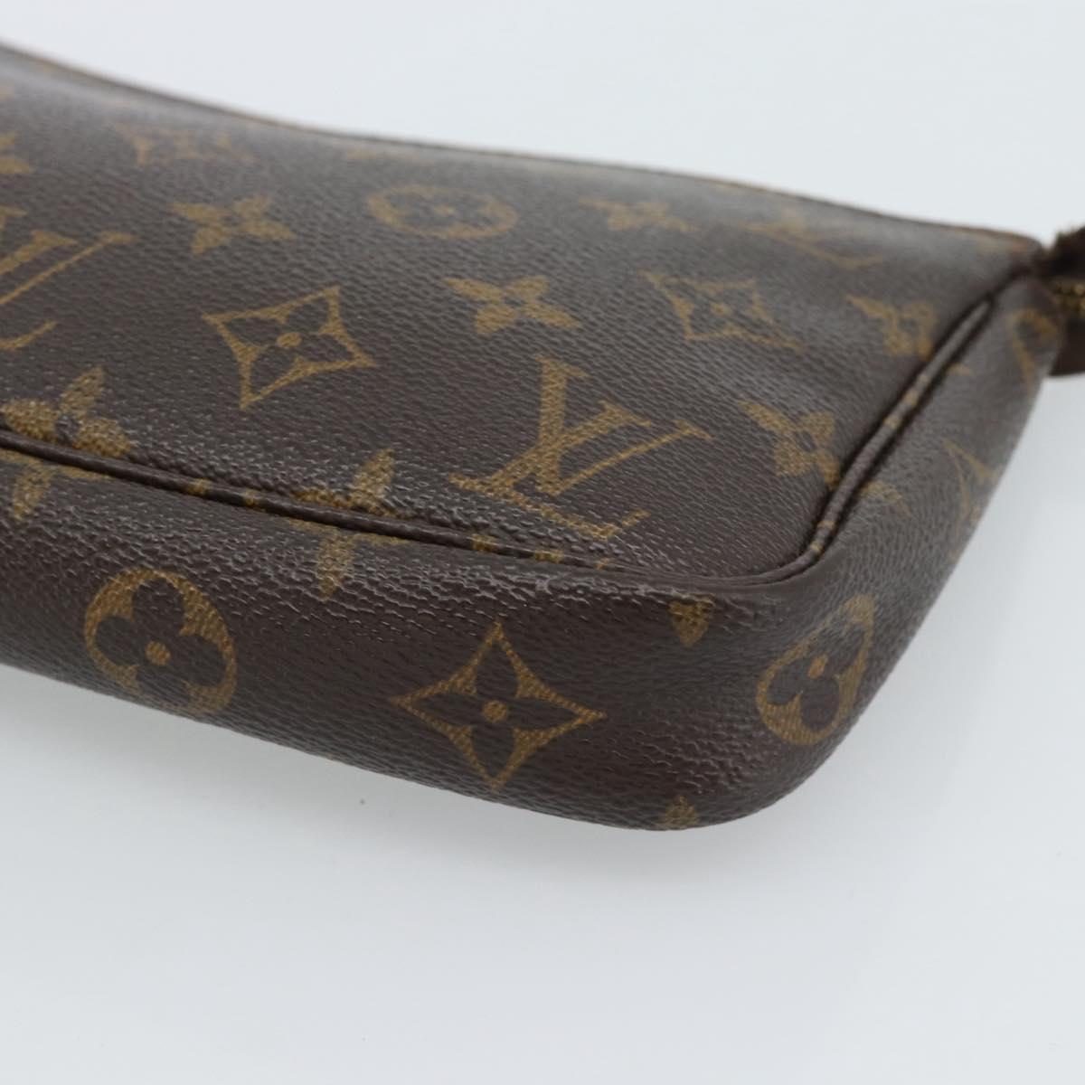 LOUIS VUITTON Monogram Pochette Accessoires Pouch M51980 LV Auth 184350