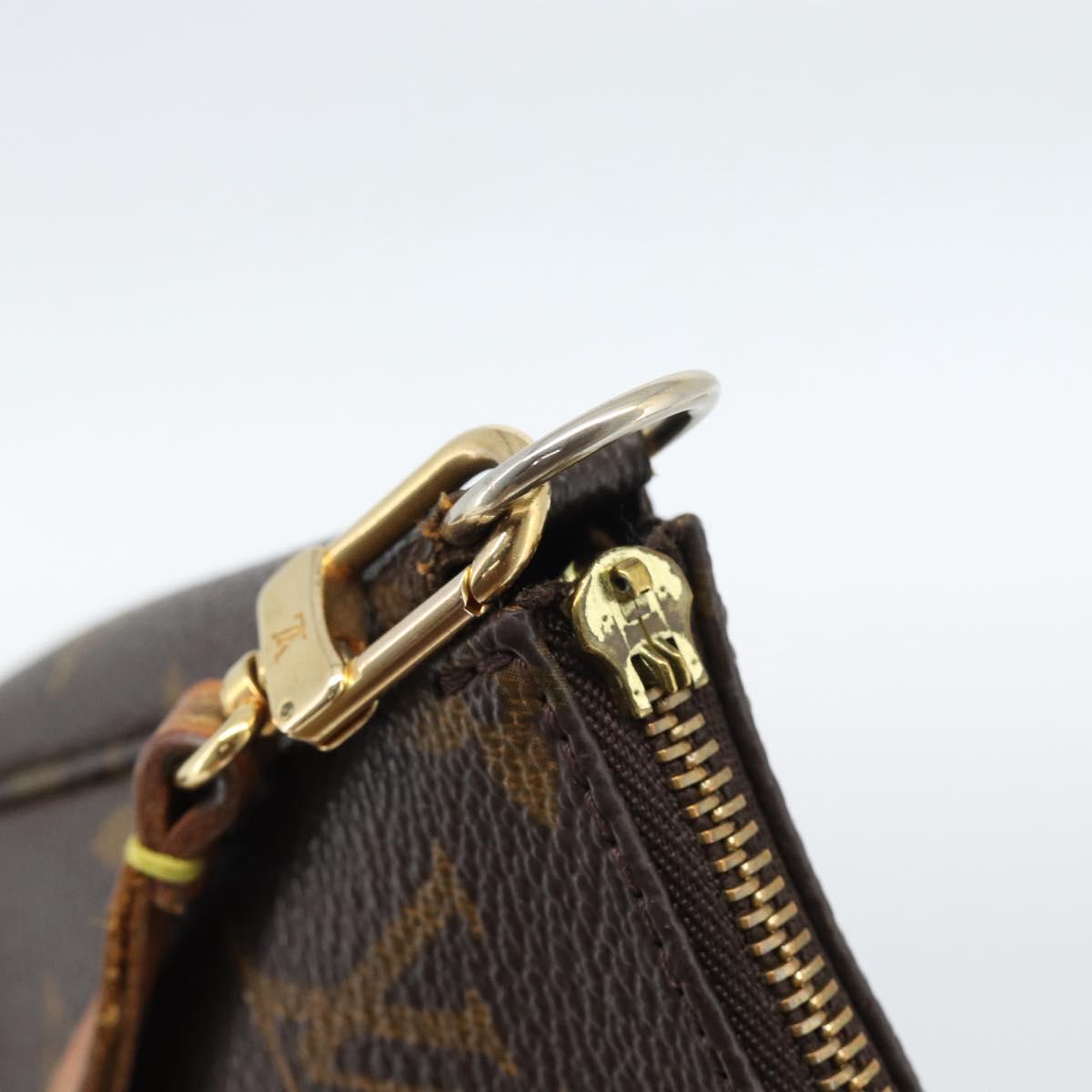 LOUIS VUITTON Monogram Pochette Accessoires Pouch M51980 LV Auth 184353