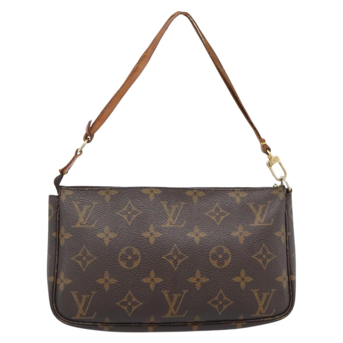 LOUIS VUITTON Monogram Pochette Accessoires Pouch M51980 LV Auth 184353