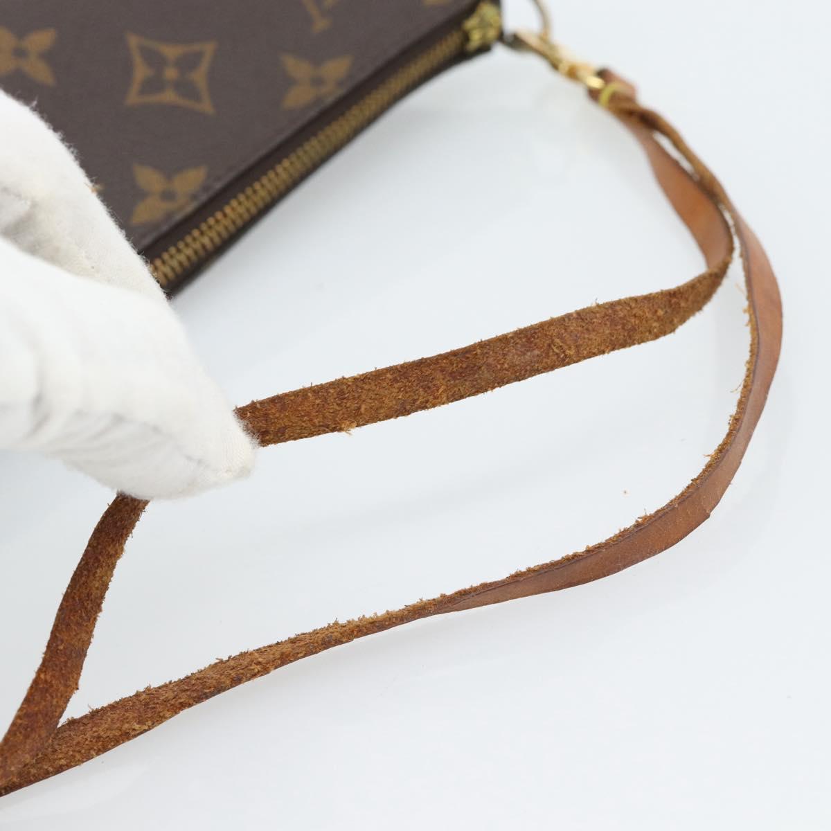 LOUIS VUITTON Monogram Pochette Accessoires Pouch M51980 LV Auth 184353