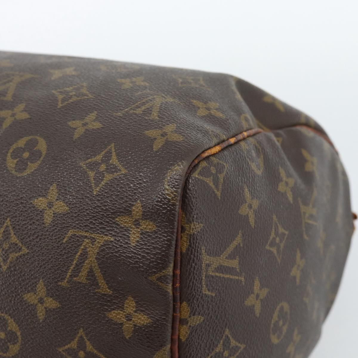 LOUIS VUITTON Monogram Speedy 30 Hand Bag M41526 LV Auth 184356