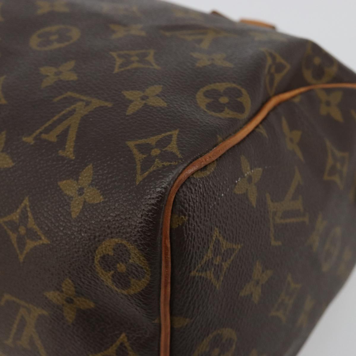 LOUIS VUITTON Monogram Speedy 25 Hand Bag M41528 LV Auth 184357A