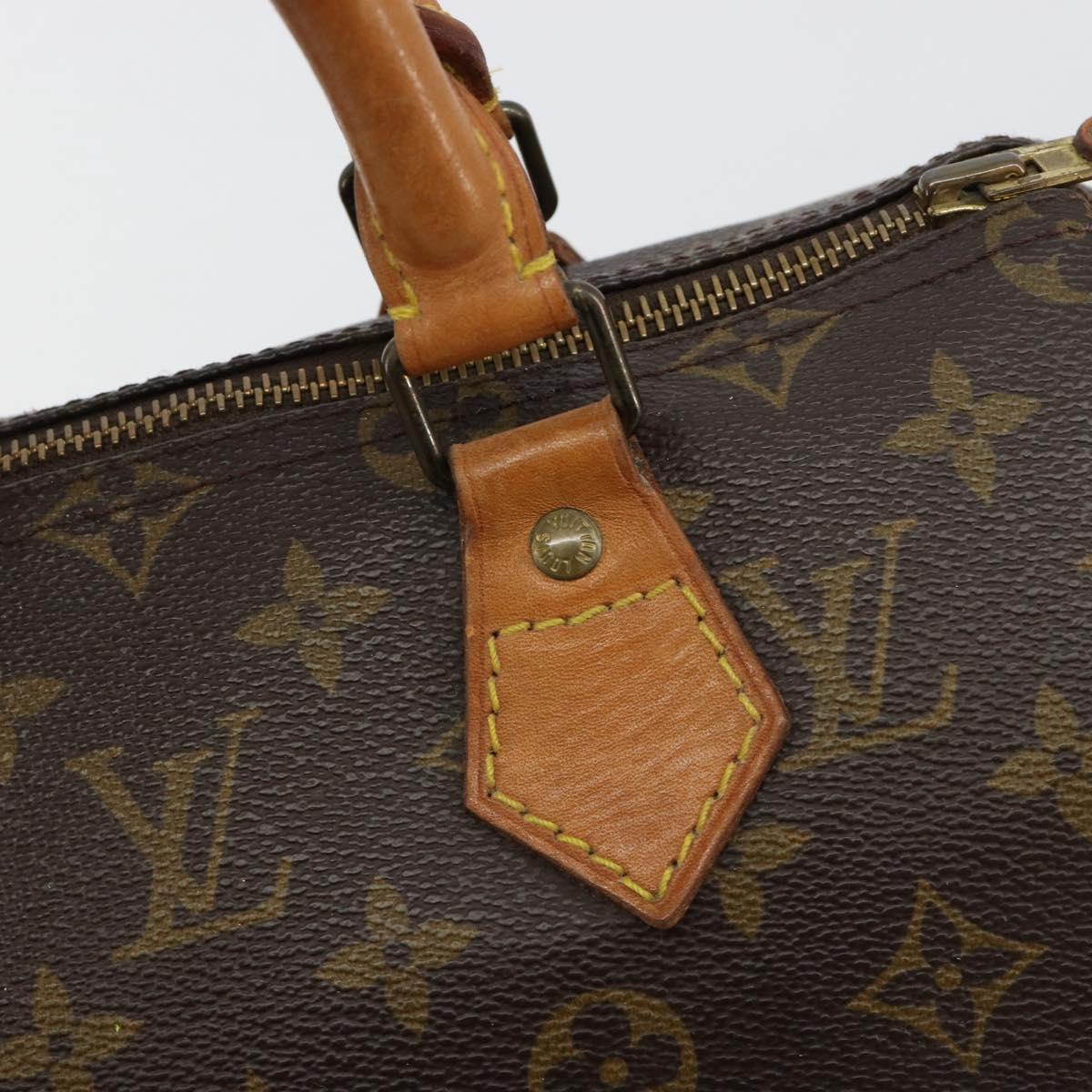LOUIS VUITTON Monogram Speedy 25 Hand Bag M41528 LV Auth 184357A