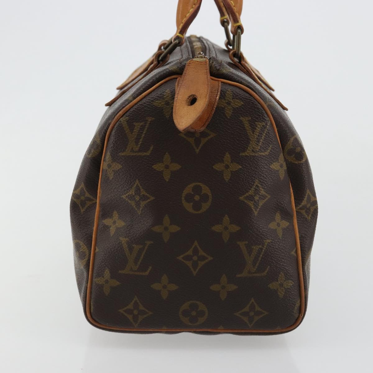 LOUIS VUITTON Monogram Speedy 25 Hand Bag M41528 LV Auth 184357A