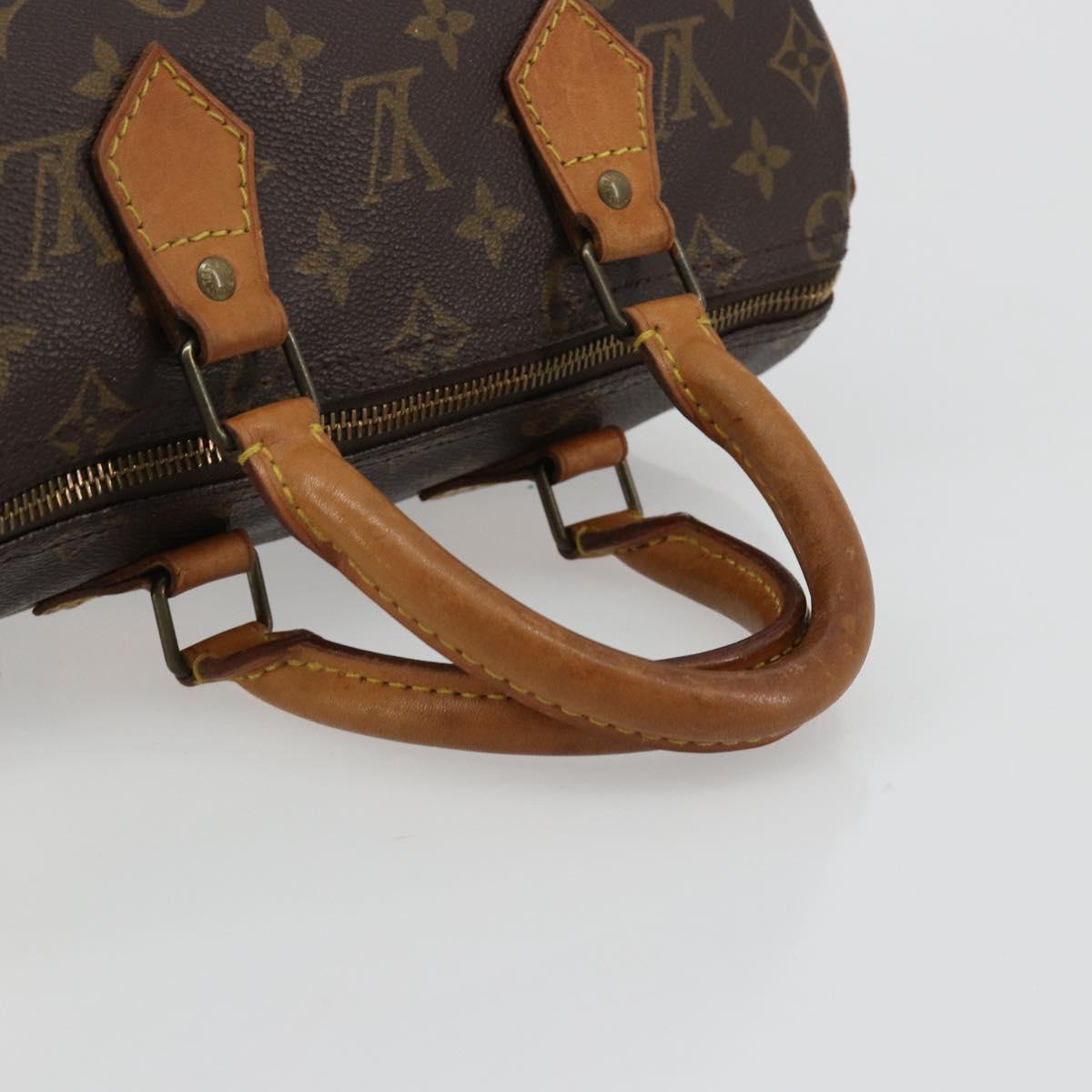 LOUIS VUITTON Monogram Speedy 25 Hand Bag M41528 LV Auth 184357A