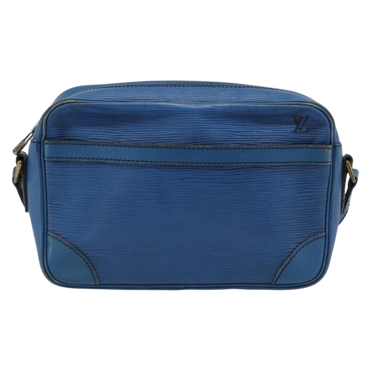 LOUIS VUITTON Epi Trocadero 23 Shoulder Bag Blue M52305 LV Auth 184361