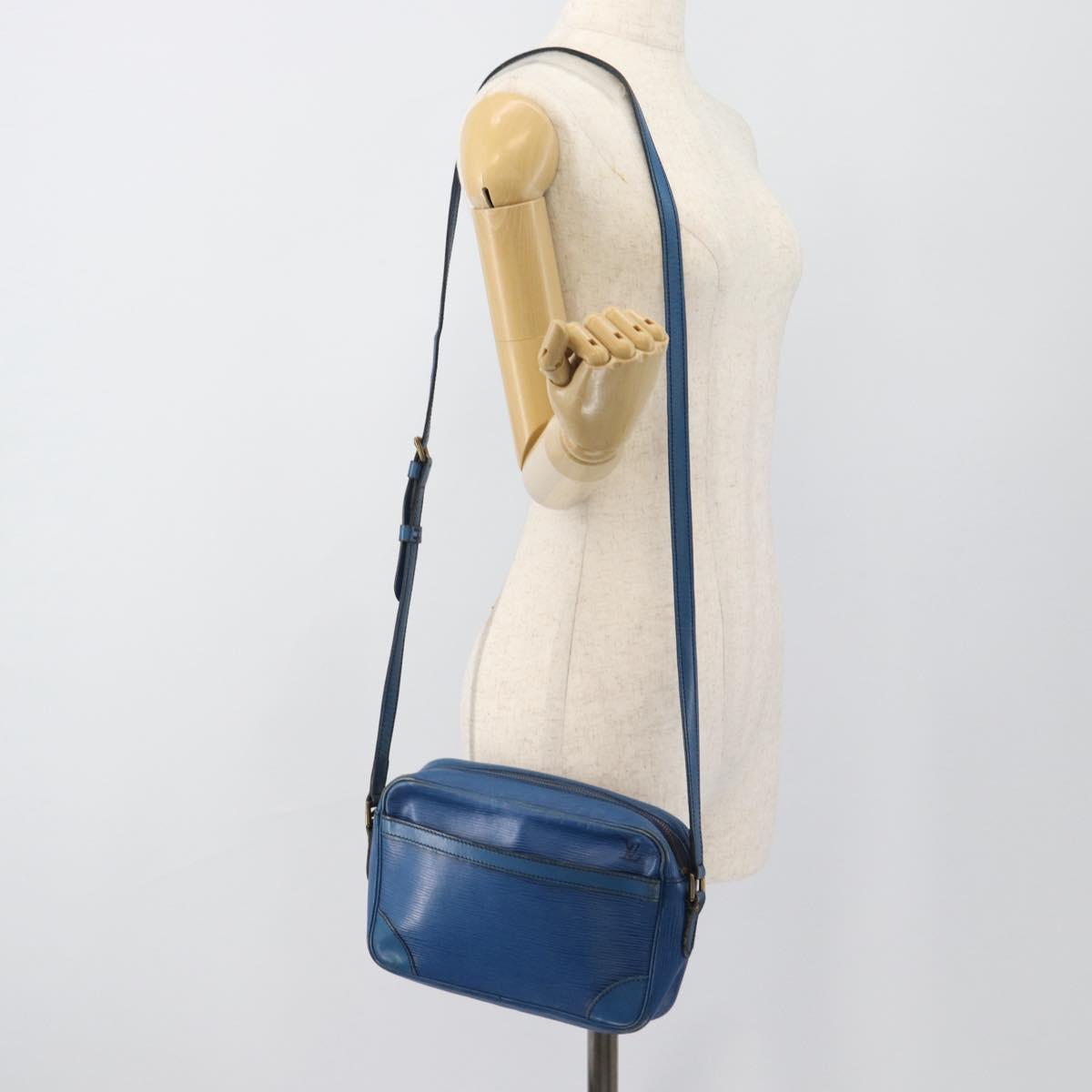 LOUIS VUITTON Epi Trocadero 23 Shoulder Bag Blue M52305 LV Auth 184361