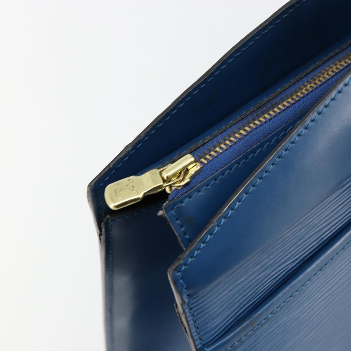 LOUIS VUITTON Epi Riviera Hand Bag Blue M48185 LV Auth 184363