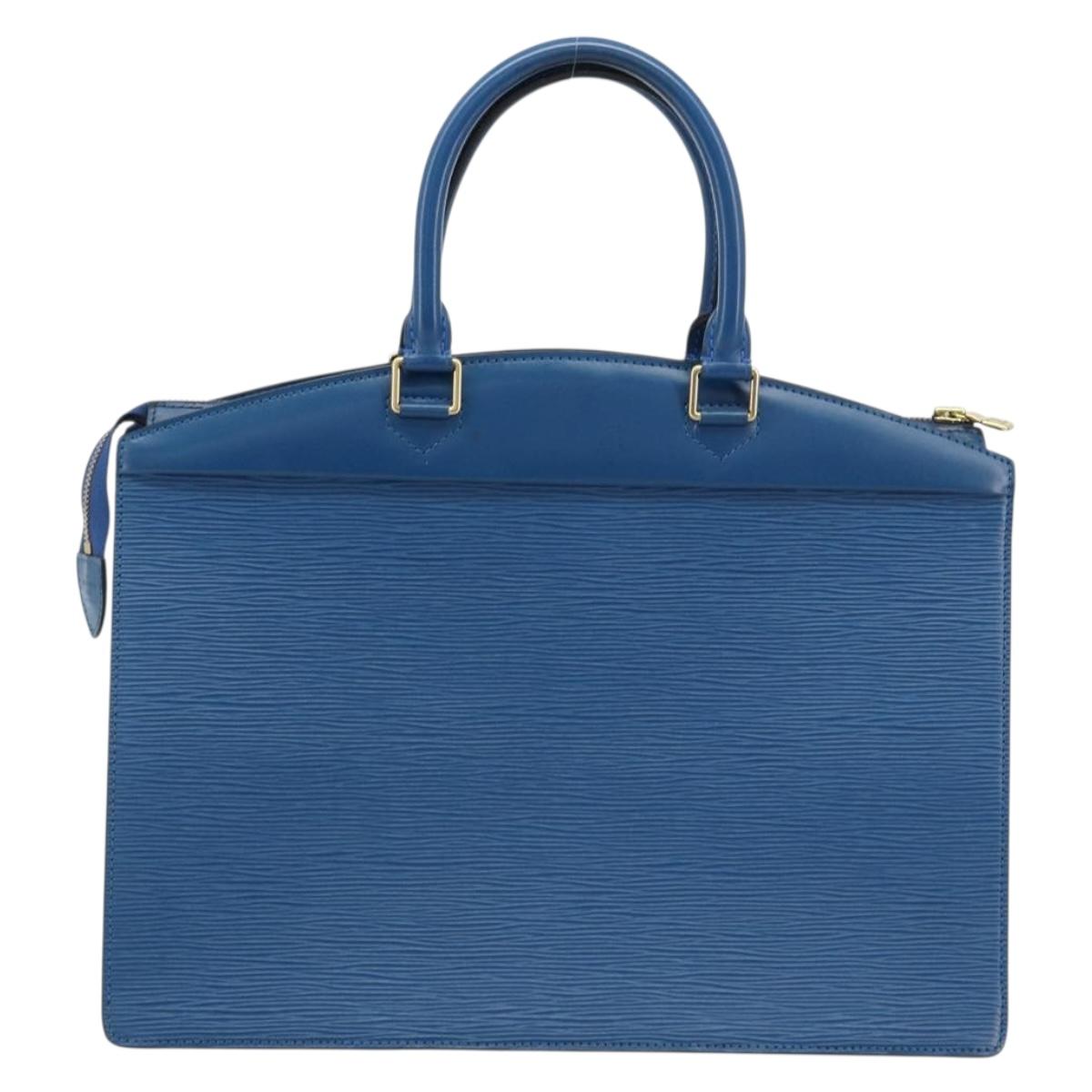 LOUIS VUITTON Epi Riviera Hand Bag Blue M48185 LV Auth 184363